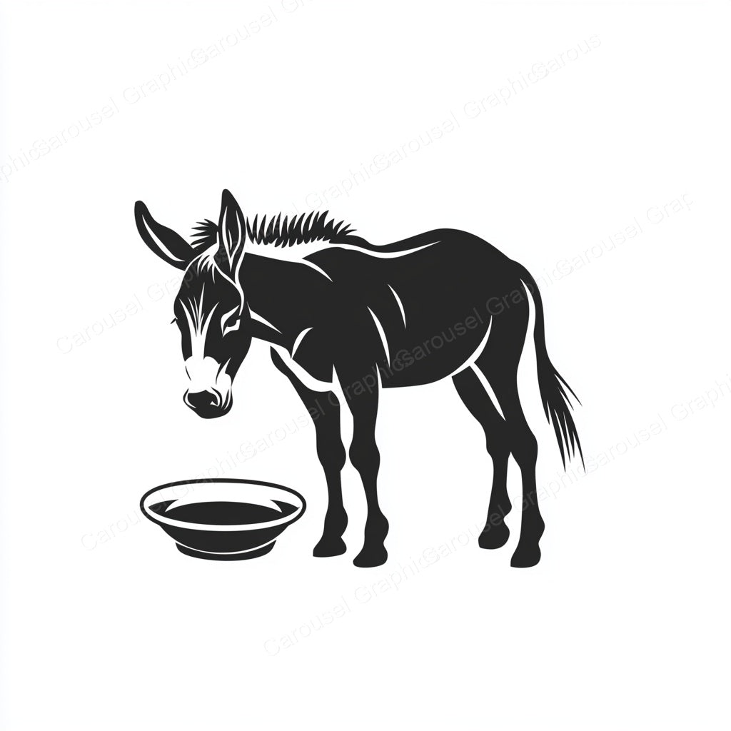 Donkey Vector Graphic preview