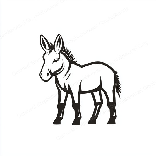 Donkey Vector Graphic preview