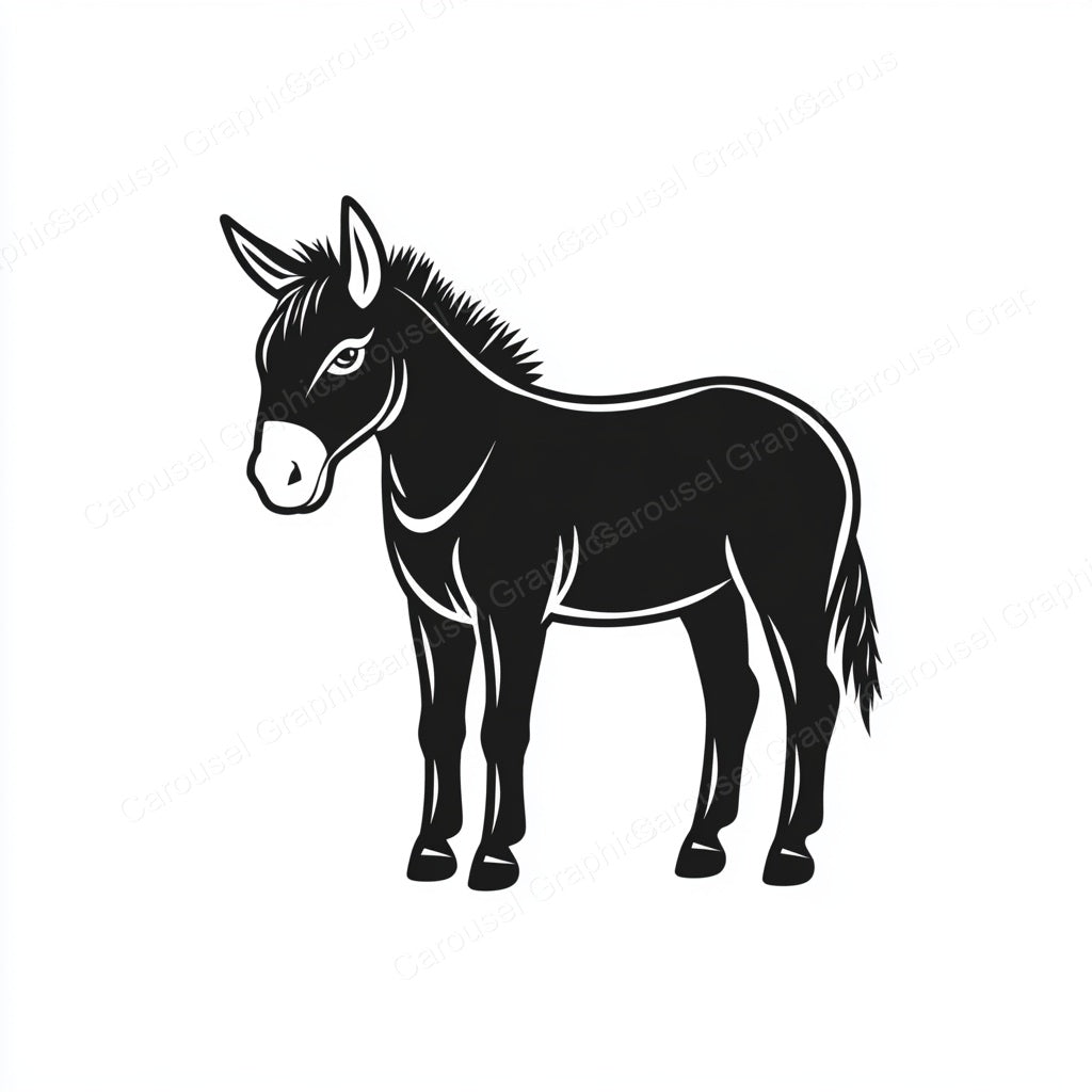 Donkey Vector Graphic preview