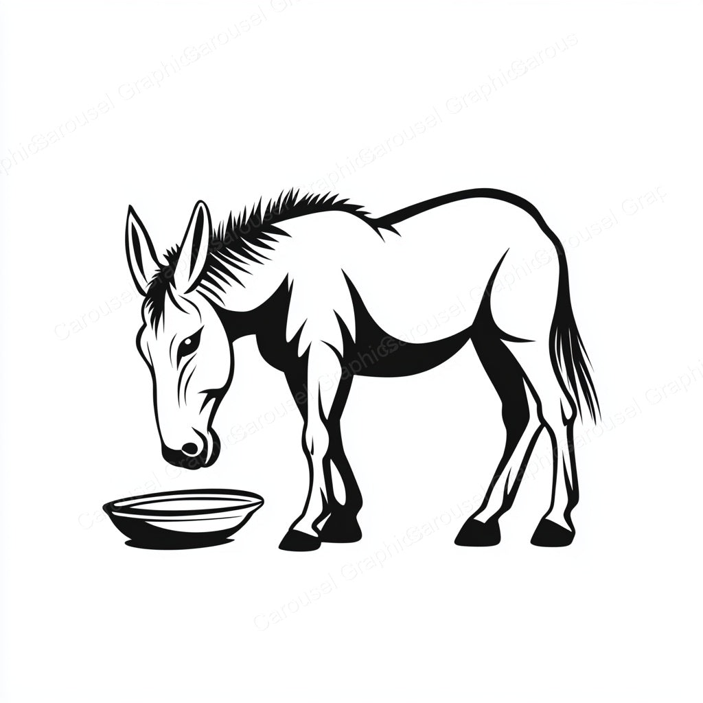Donkey Vector Graphic preview