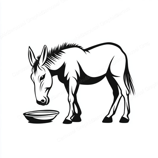 Donkey Vector Graphic preview