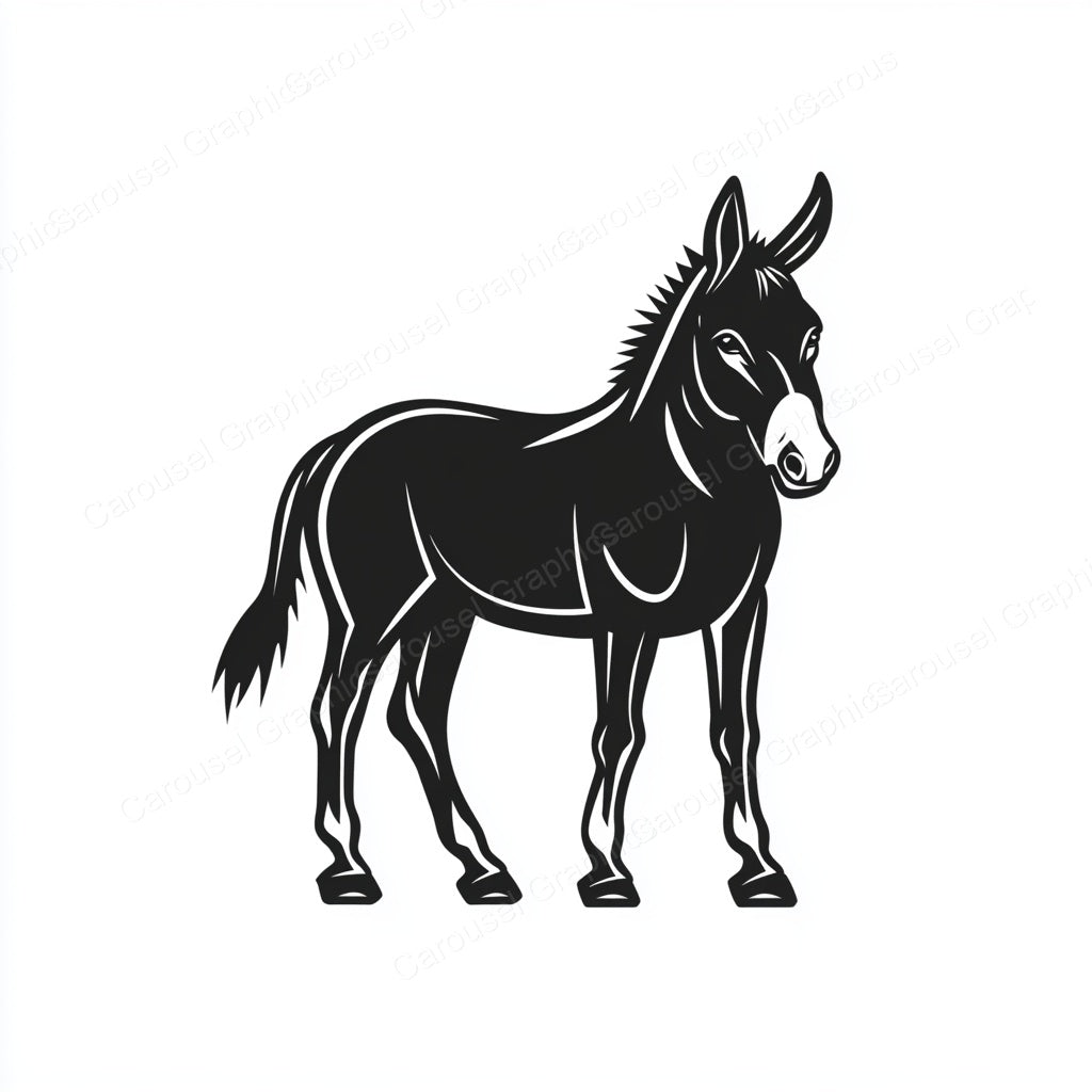 Donkey Vector Graphic preview