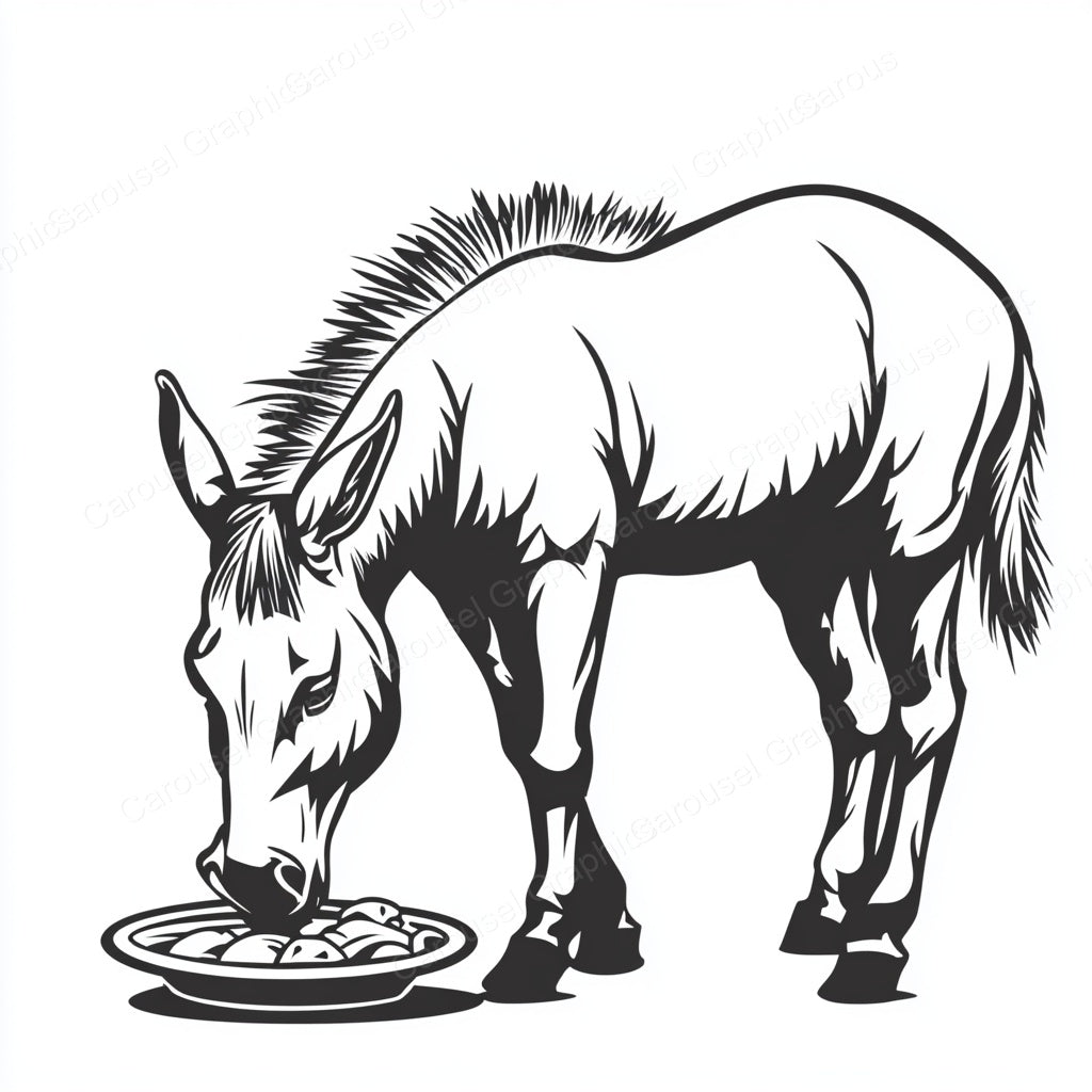 Donkey Vector Graphic preview