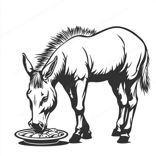 Donkey Vector Graphic preview