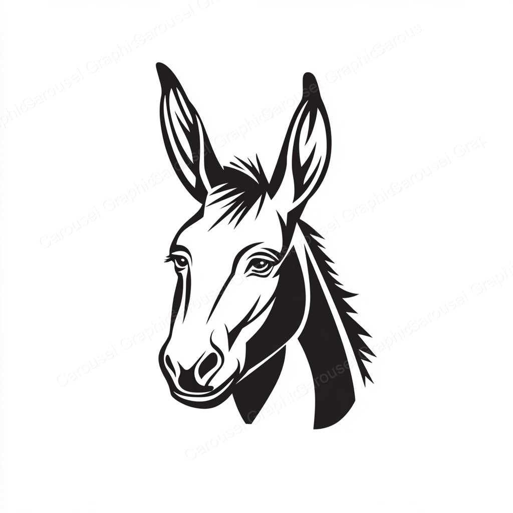 Donkey Vector Graphic preview