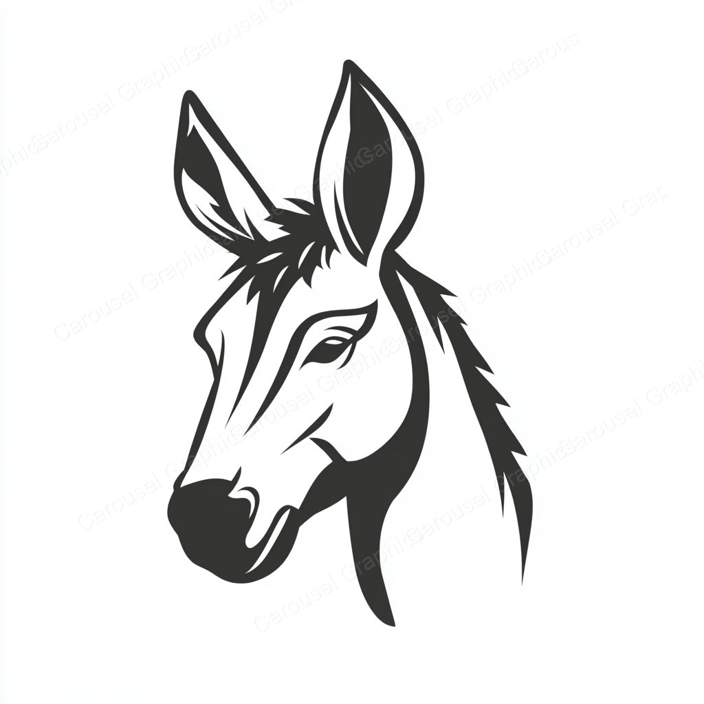 Donkey Vector Graphic preview
