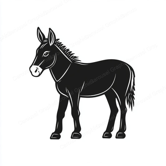 Donkey Vector Graphic preview