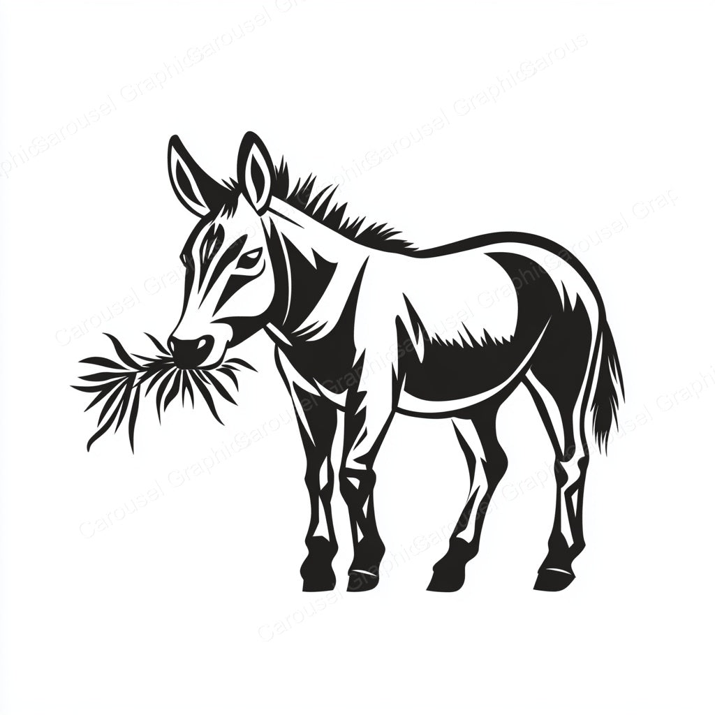 Donkey Vector Graphic preview