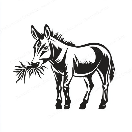 Donkey Vector Graphic preview