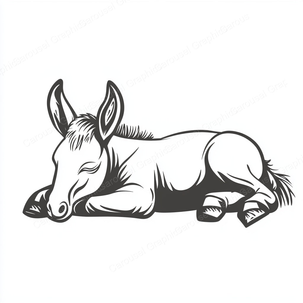 Donkey Vector Graphic preview