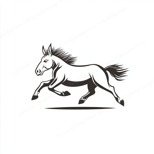 Donkey Vector Graphic preview