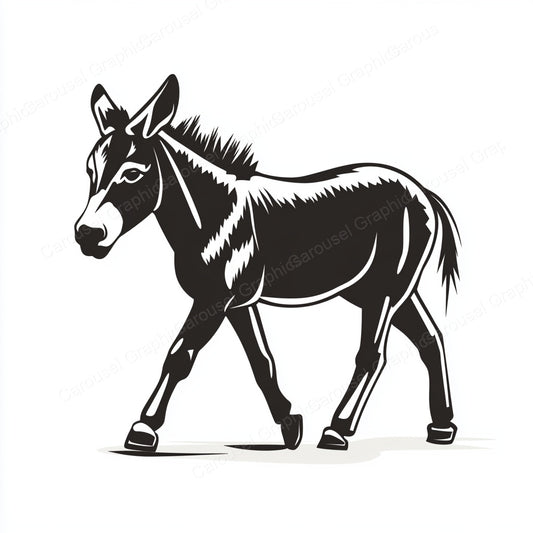 Donkey Vector Graphic preview