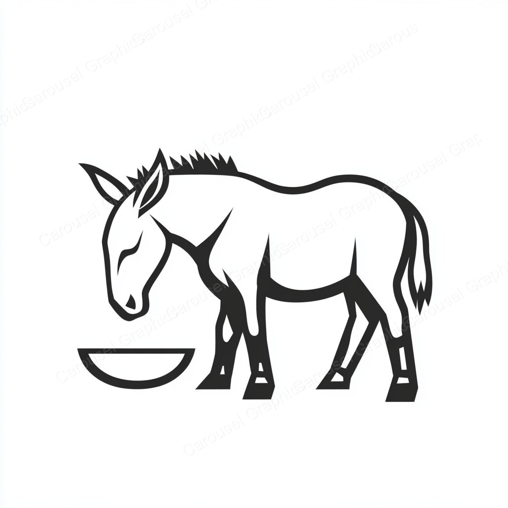 Donkey Vector Graphic preview