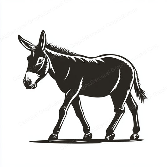 Donkey Vector Graphic preview