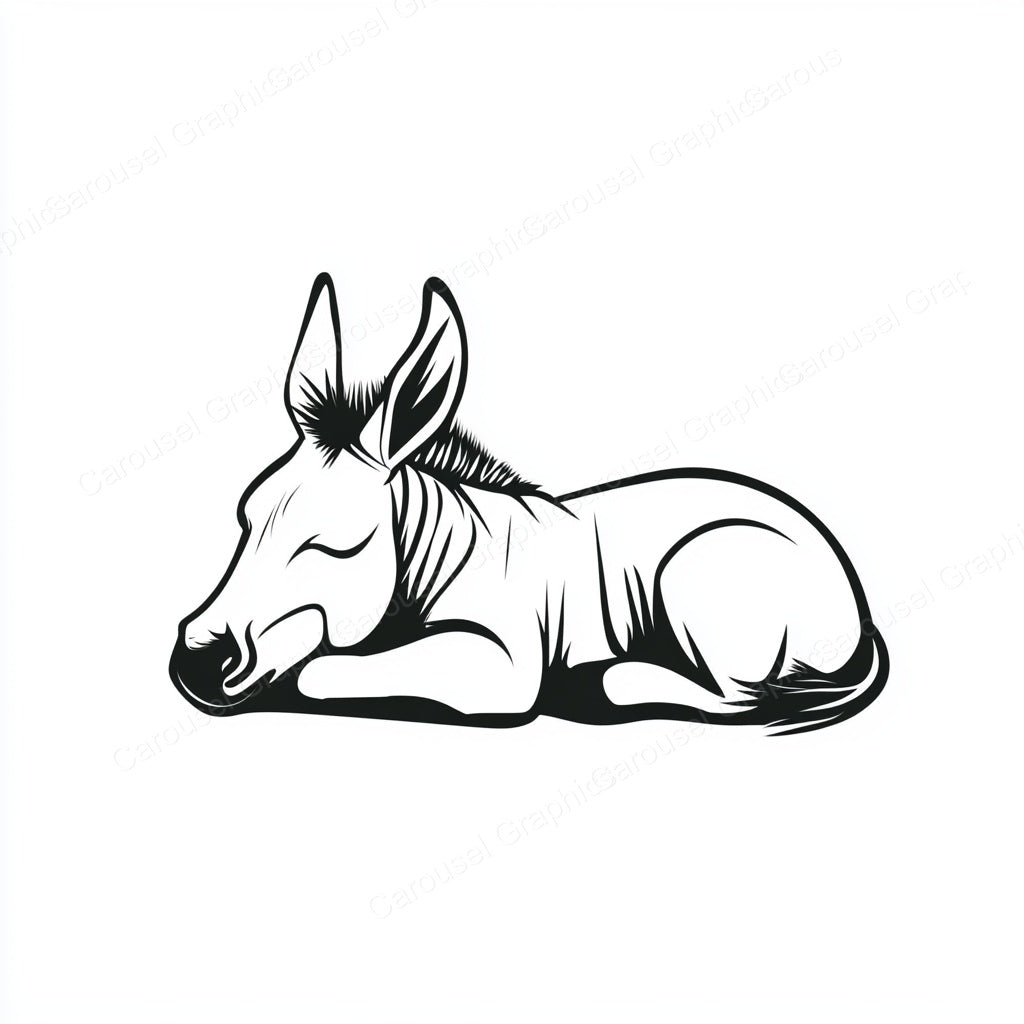 Donkey Vector Graphic preview