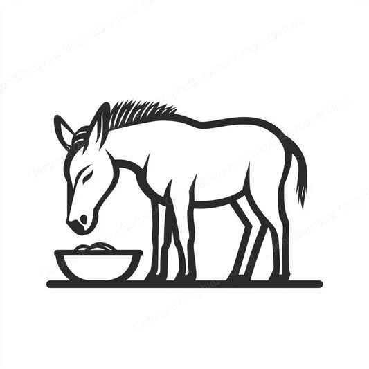 Donkey Vector Graphic preview