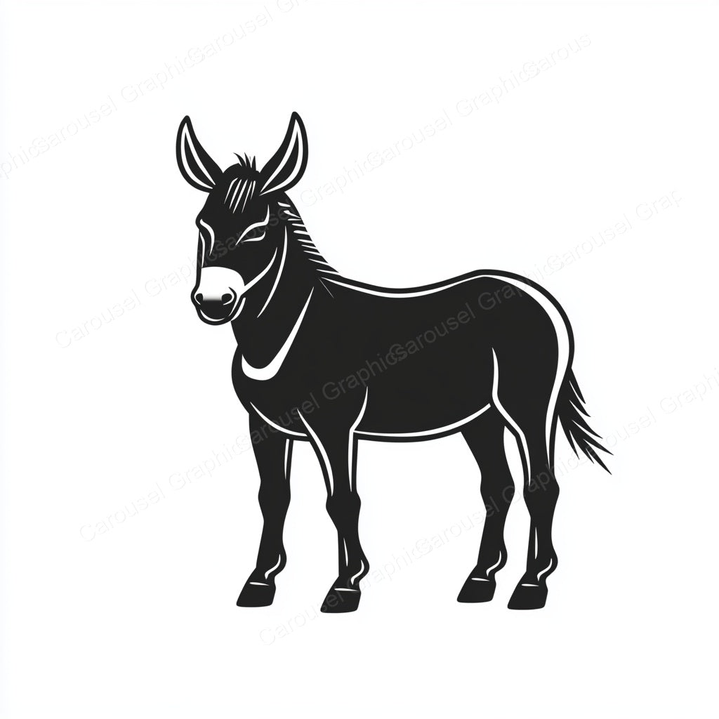 Donkey Vector Graphic preview