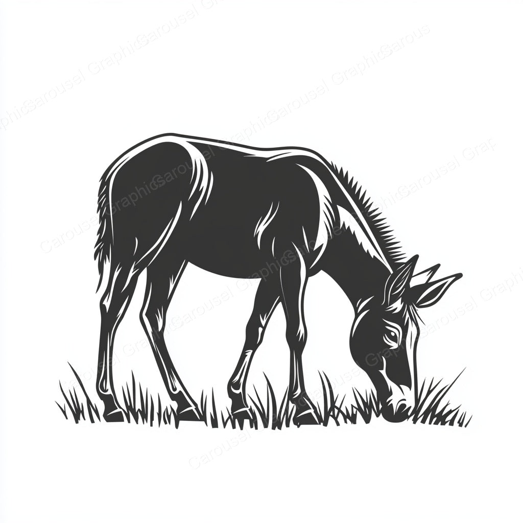 Donkey Vector Graphic preview