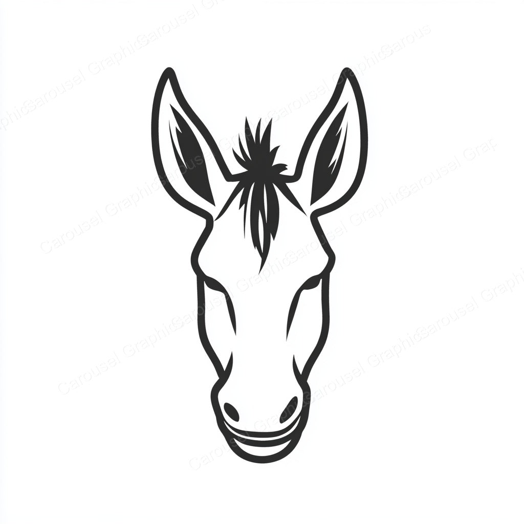Donkey Vector Graphic preview