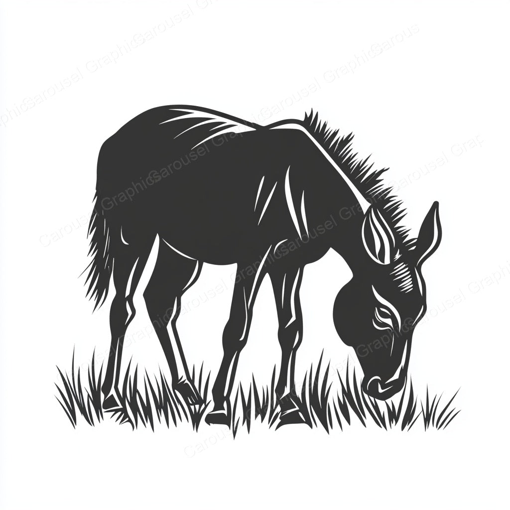 Donkey Vector Graphic preview