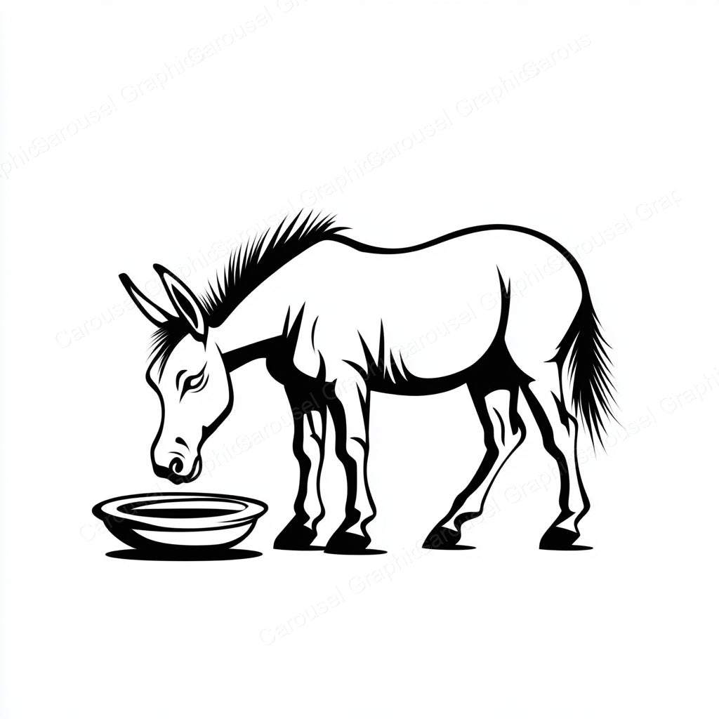 Donkey Vector Graphic preview