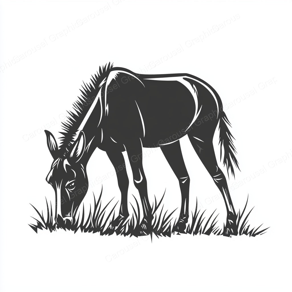 Donkey Vector Graphic preview