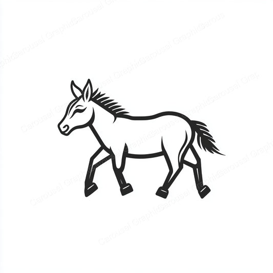 Donkey Vector Graphic preview