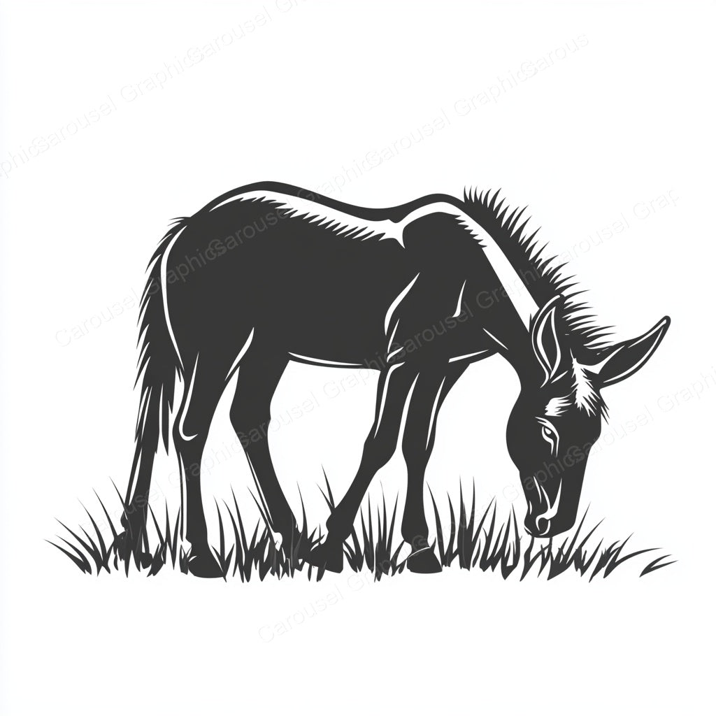 Donkey Vector Graphic preview