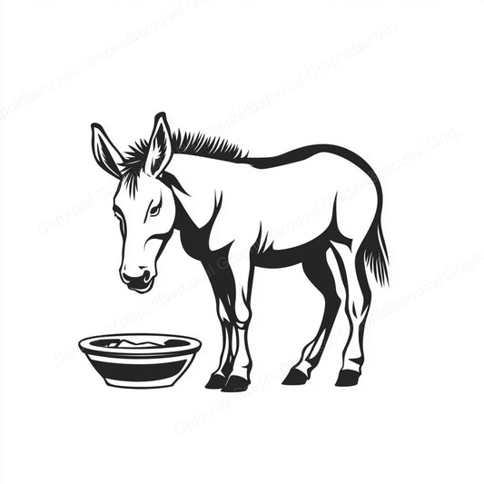 Donkey Vector Graphic preview