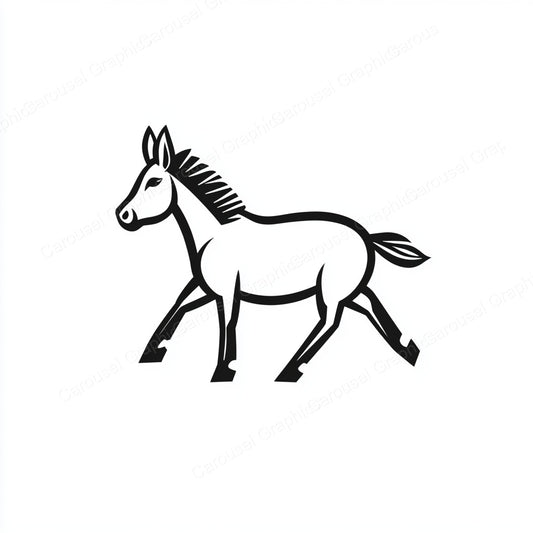 Donkey Vector Graphic preview