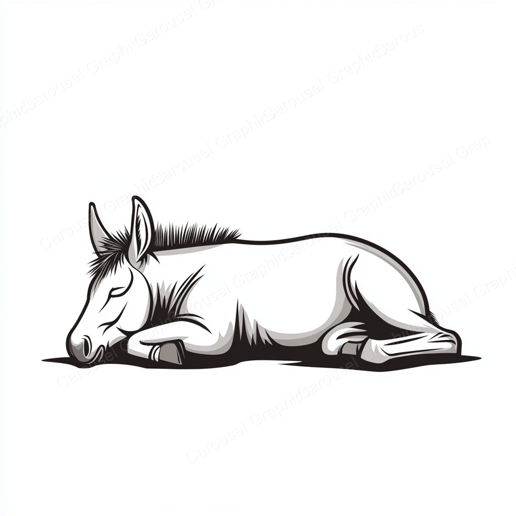 Donkey Vector Graphic preview