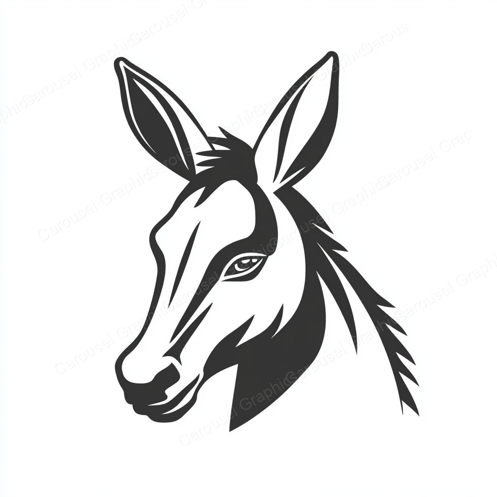 Donkey Vector Graphic preview