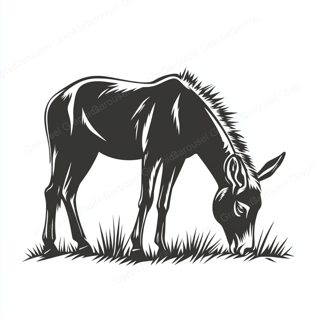 Donkey Vector Graphic preview