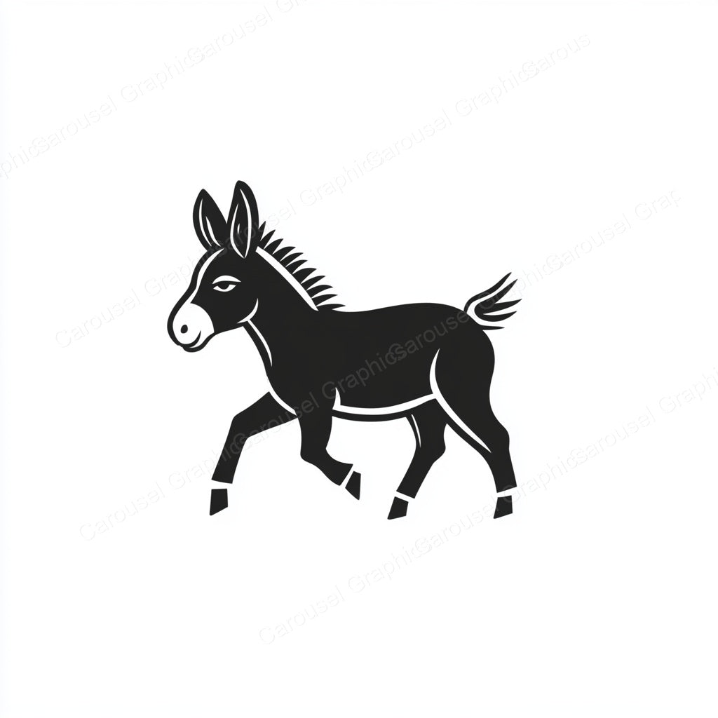 Donkey Vector Graphic preview