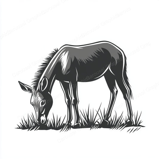 Donkey Vector Graphic preview