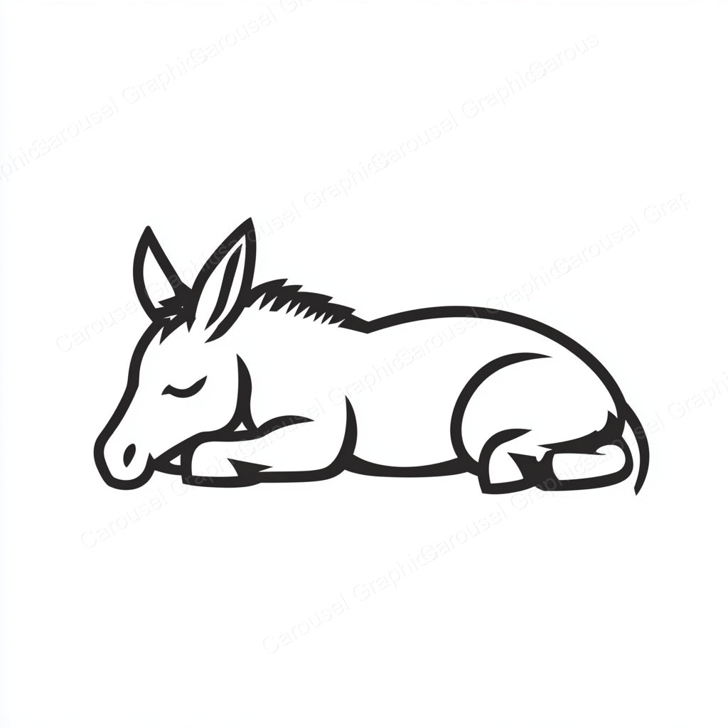 Donkey Vector Graphic preview