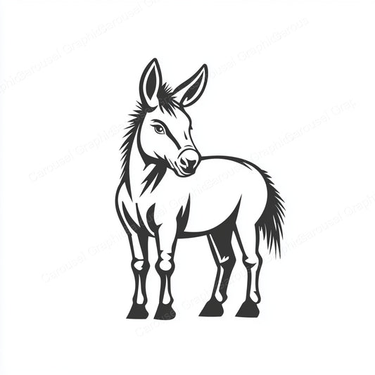 Donkey Vector Graphic preview