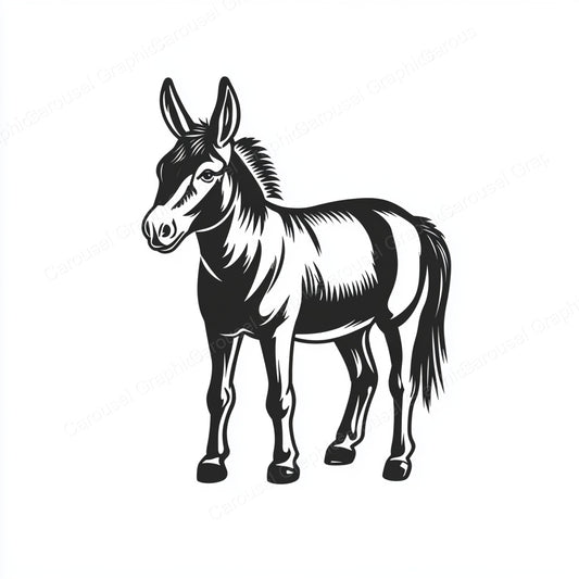 Donkey Vector Graphic preview