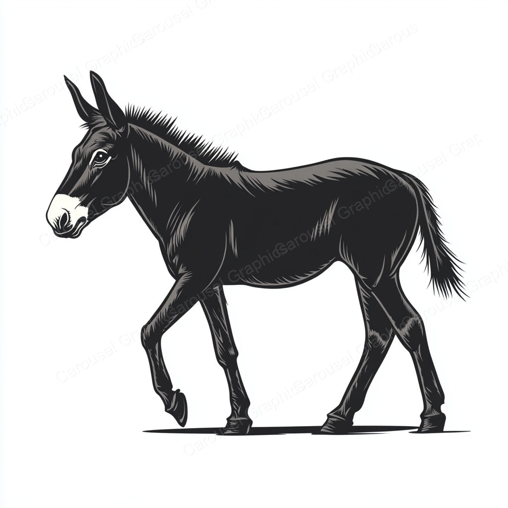 Donkey Vector Graphic preview