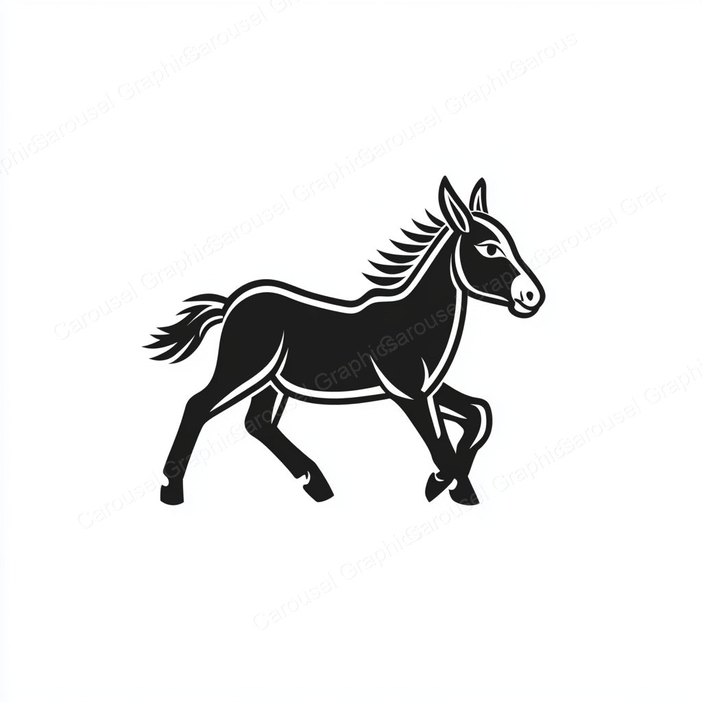 Donkey Vector Graphic preview