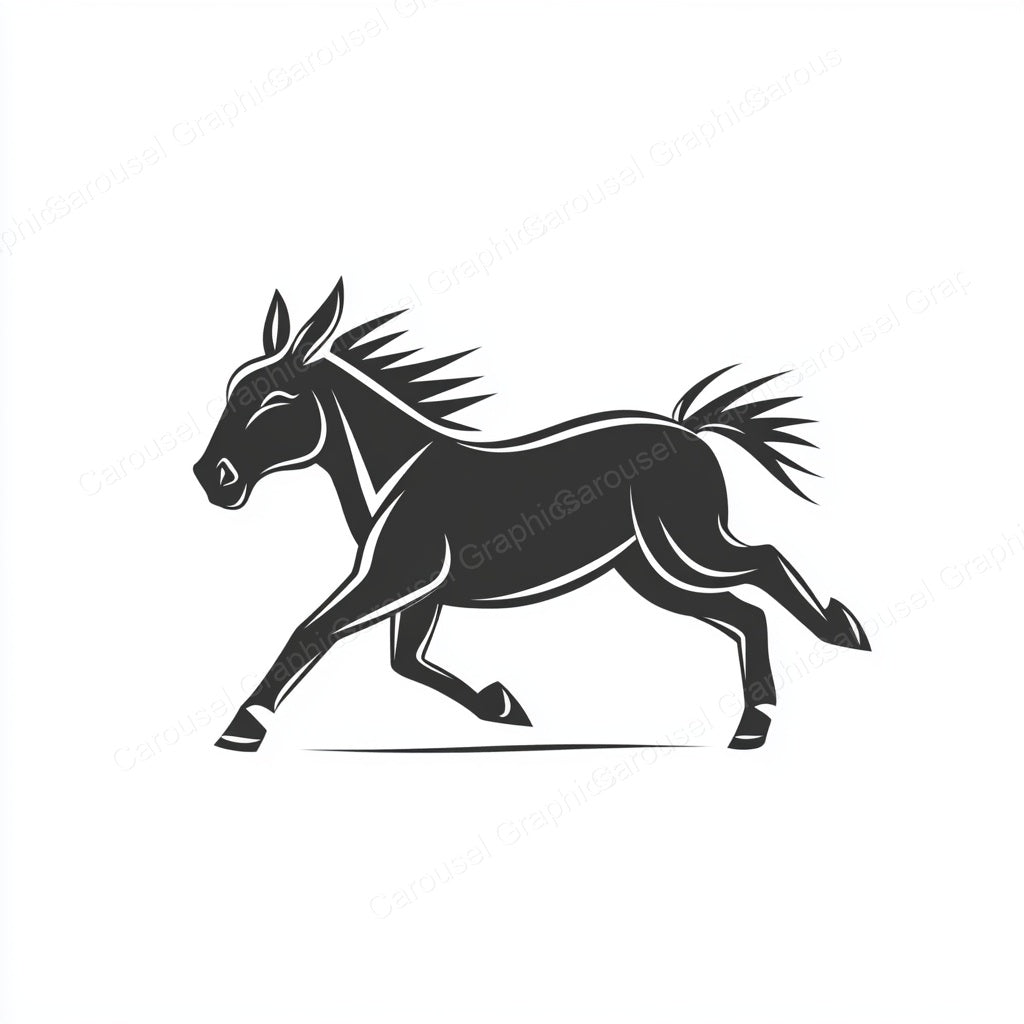 Donkey Vector Graphic preview