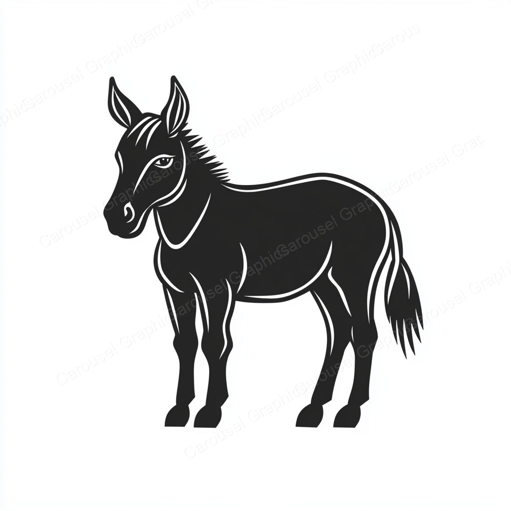 Donkey Vector Graphic preview