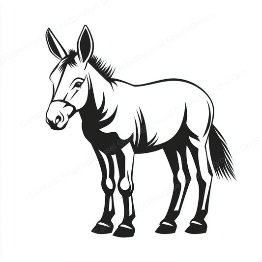 Donkey Vector Graphic preview