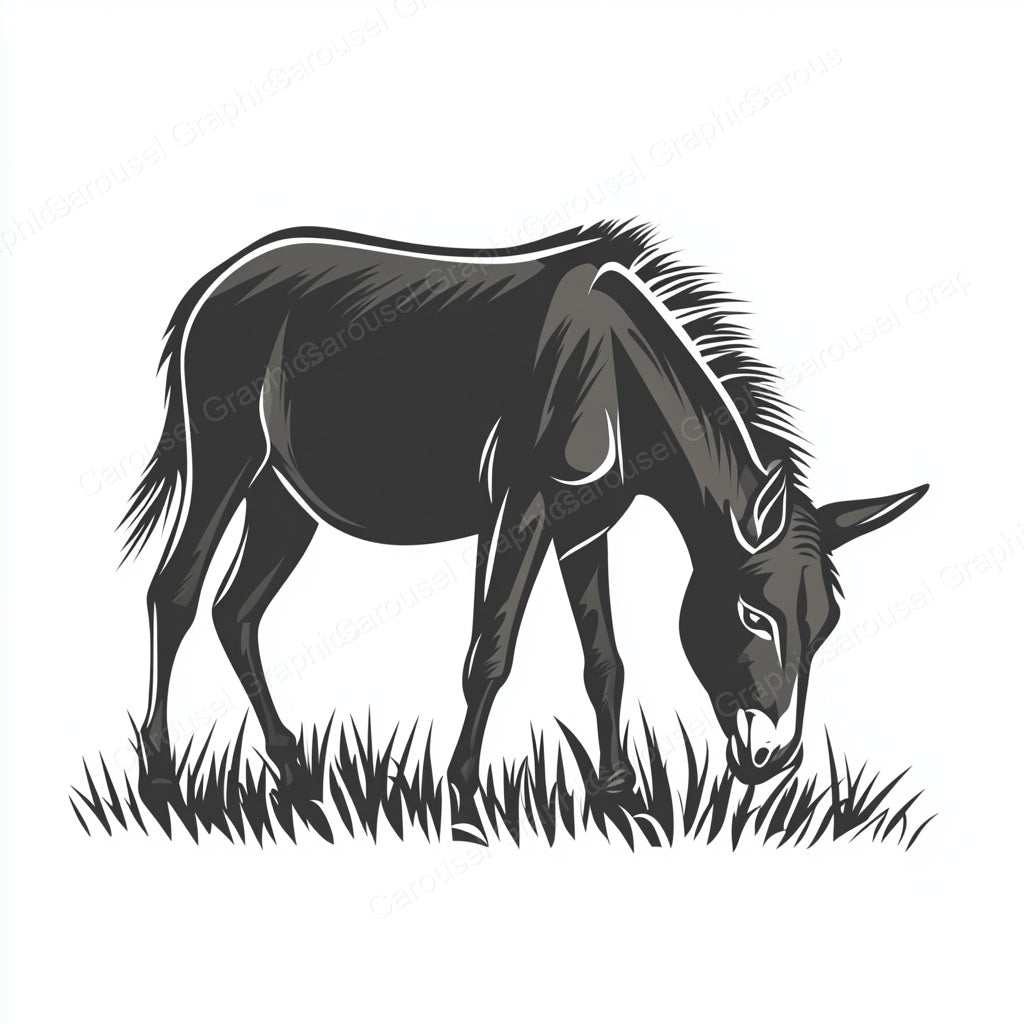 Donkey Vector Graphic preview