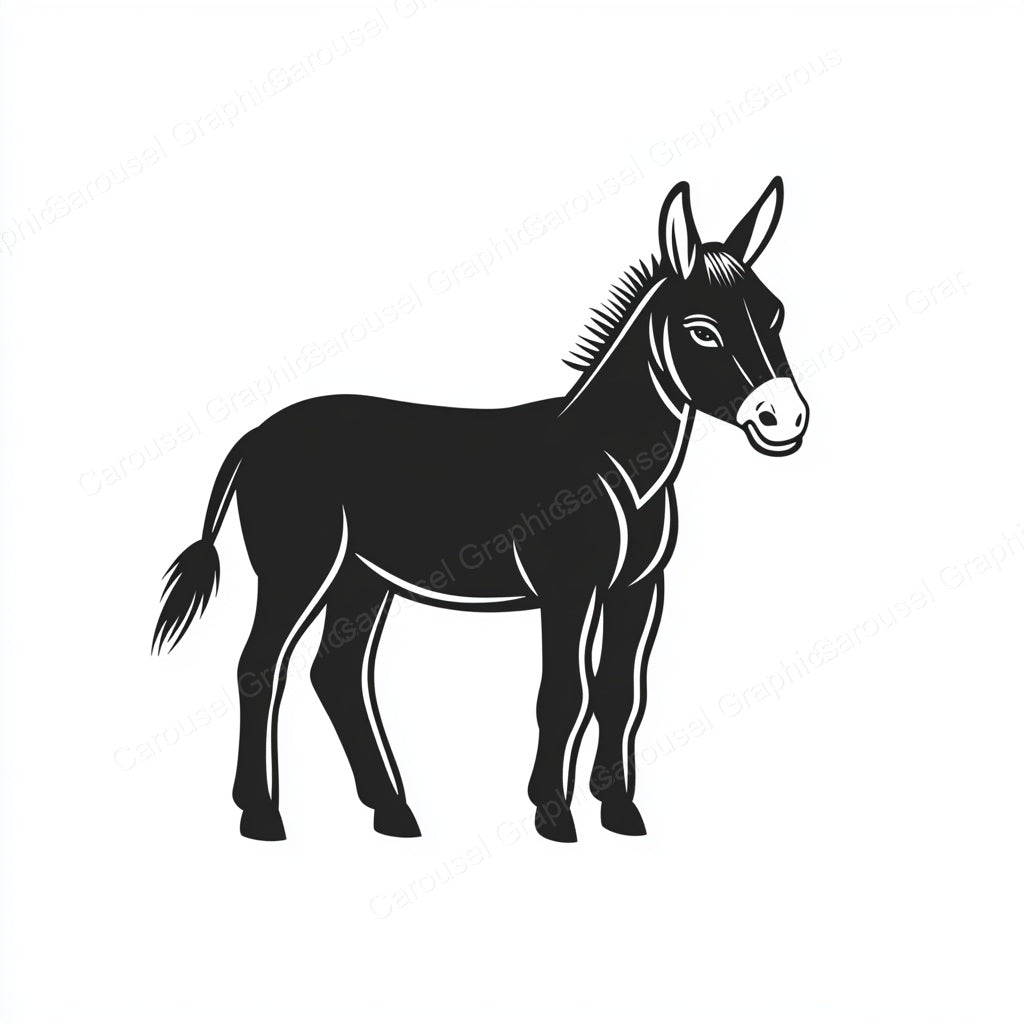 Donkey Vector Graphic preview