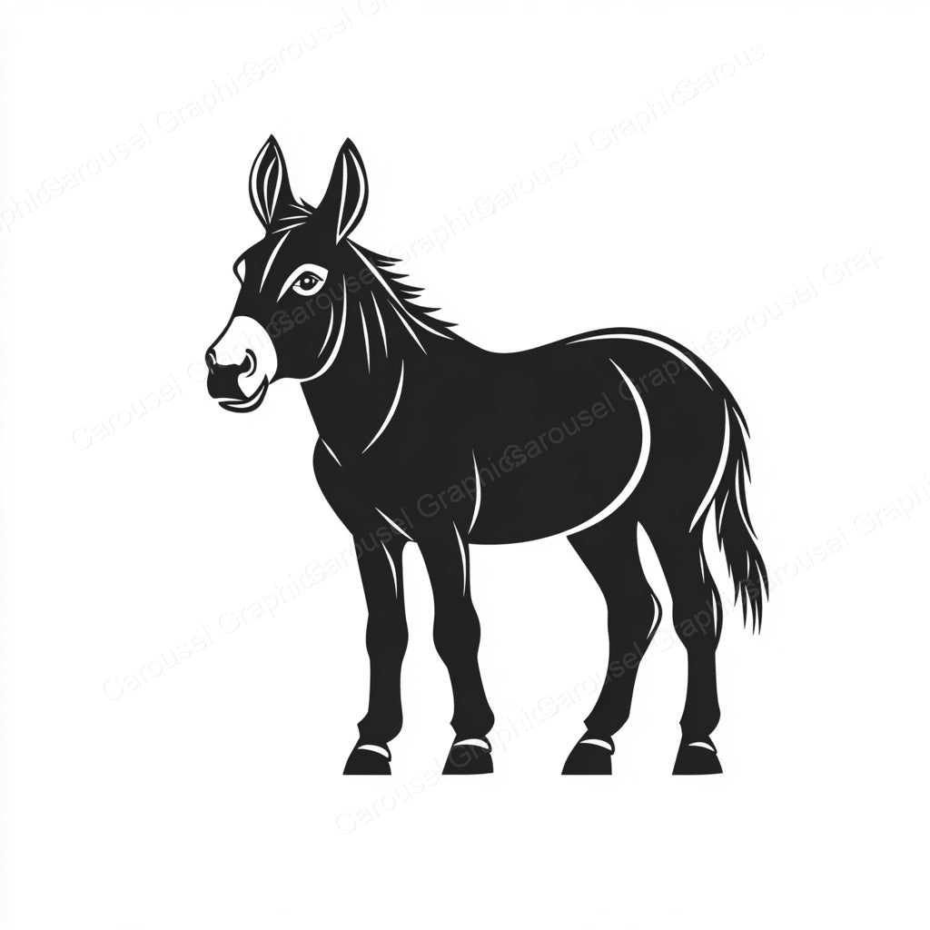 Donkey Vector Graphic preview