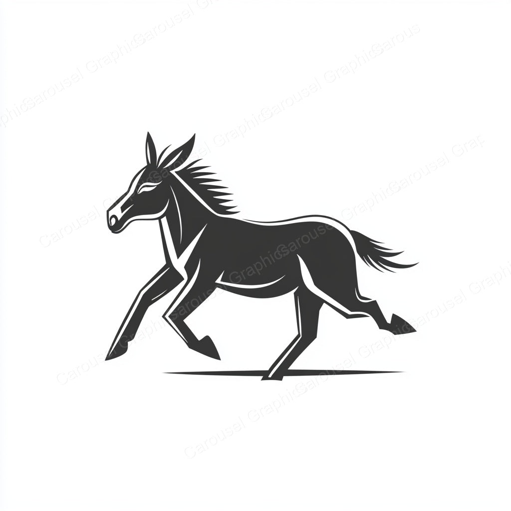 Donkey Vector Graphic preview