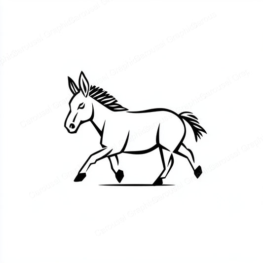 Donkey Vector Graphic preview