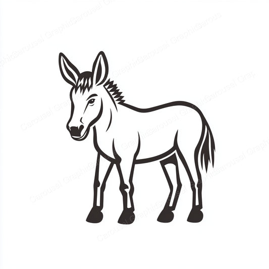 Donkey Vector Graphic preview
