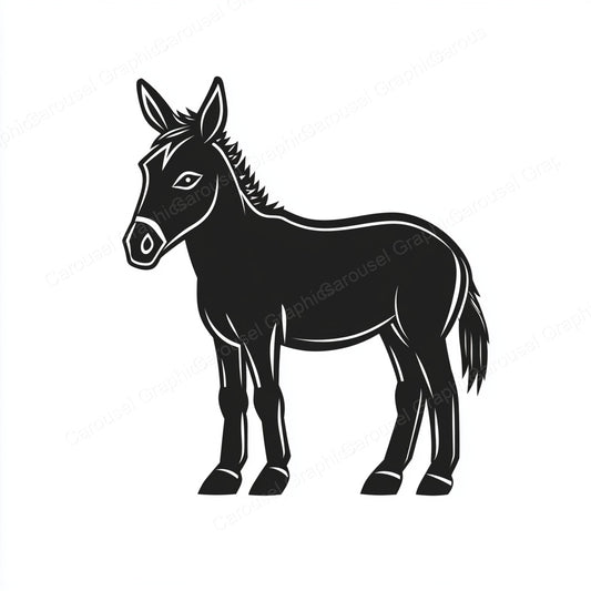 Donkey Vector Graphic preview